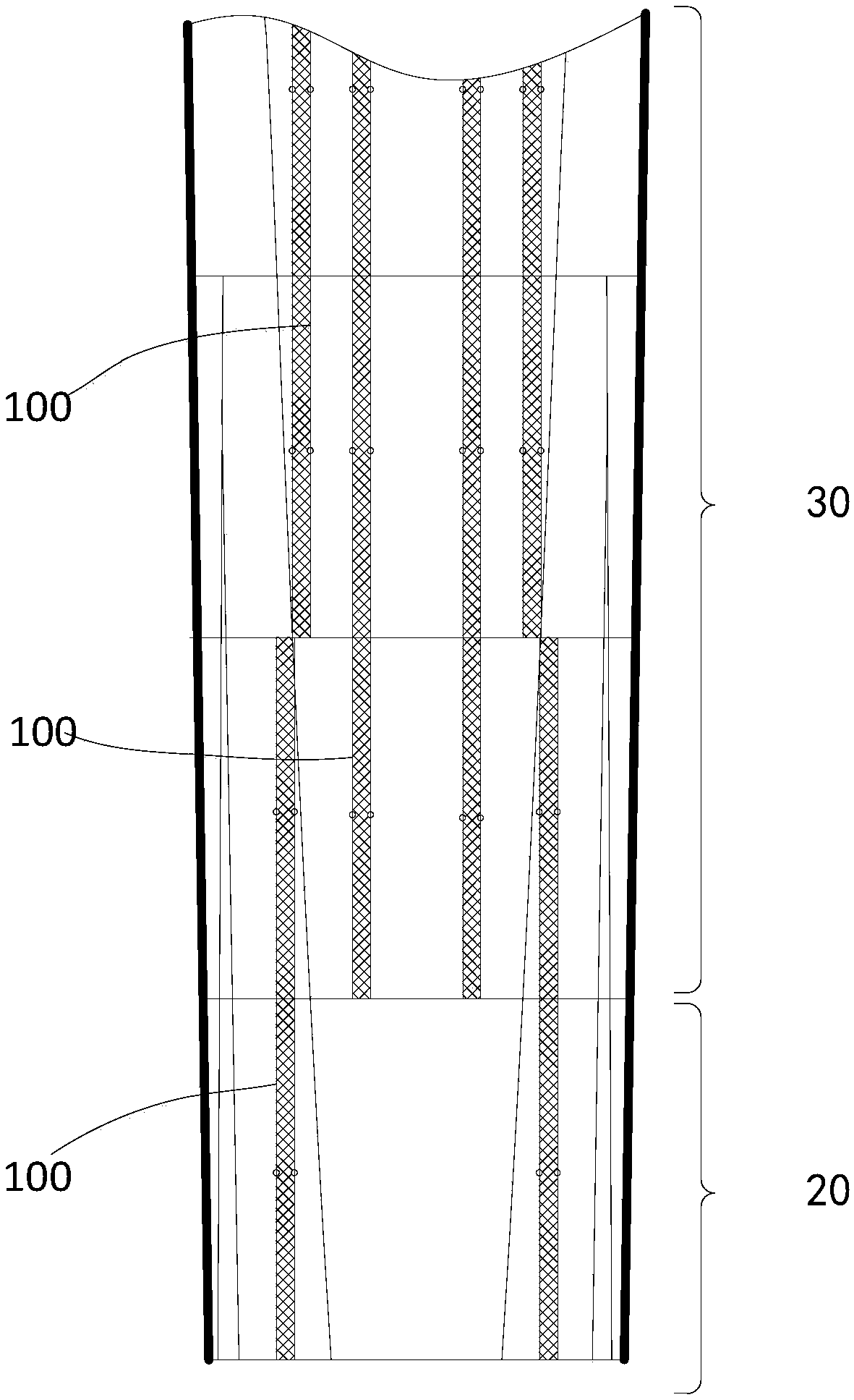 Sectional construction method for special-shaped single column tower of cable-stayed bridge
