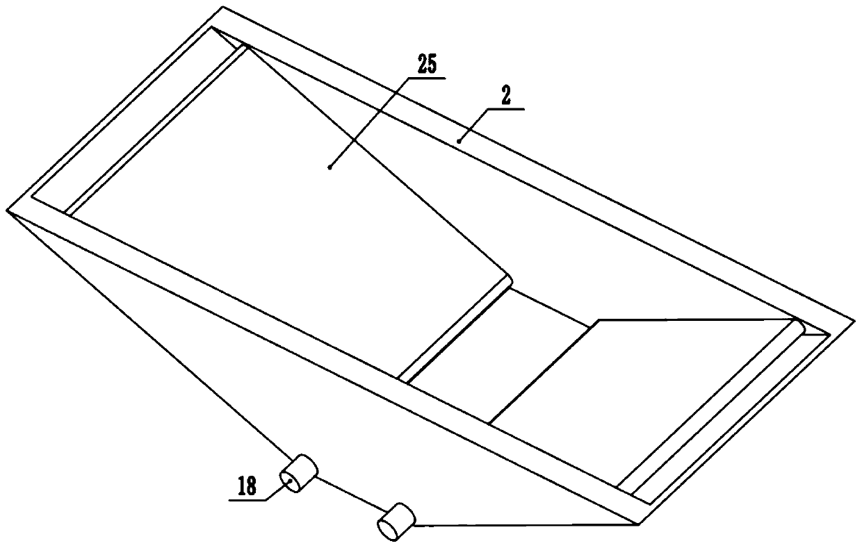 Hay feed cutting device