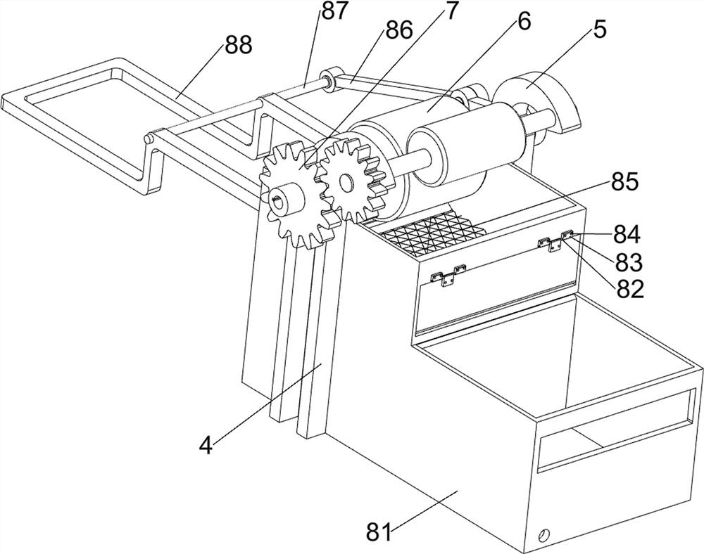 A kind of sugarcane juice extraction equipment for agricultural light industry