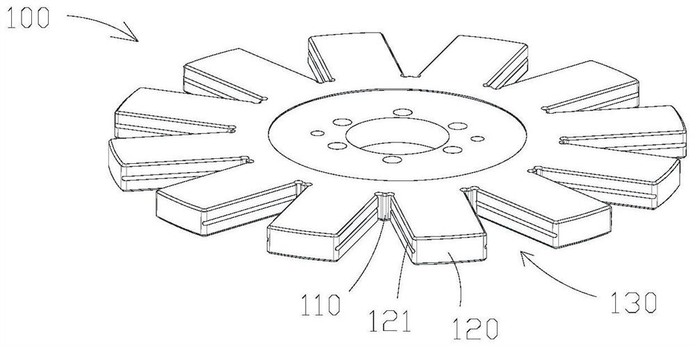 Forming method of disc type motor rotor