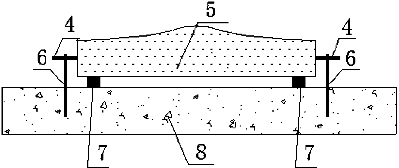 Construction method for high-precision wavy pavement for automobile test