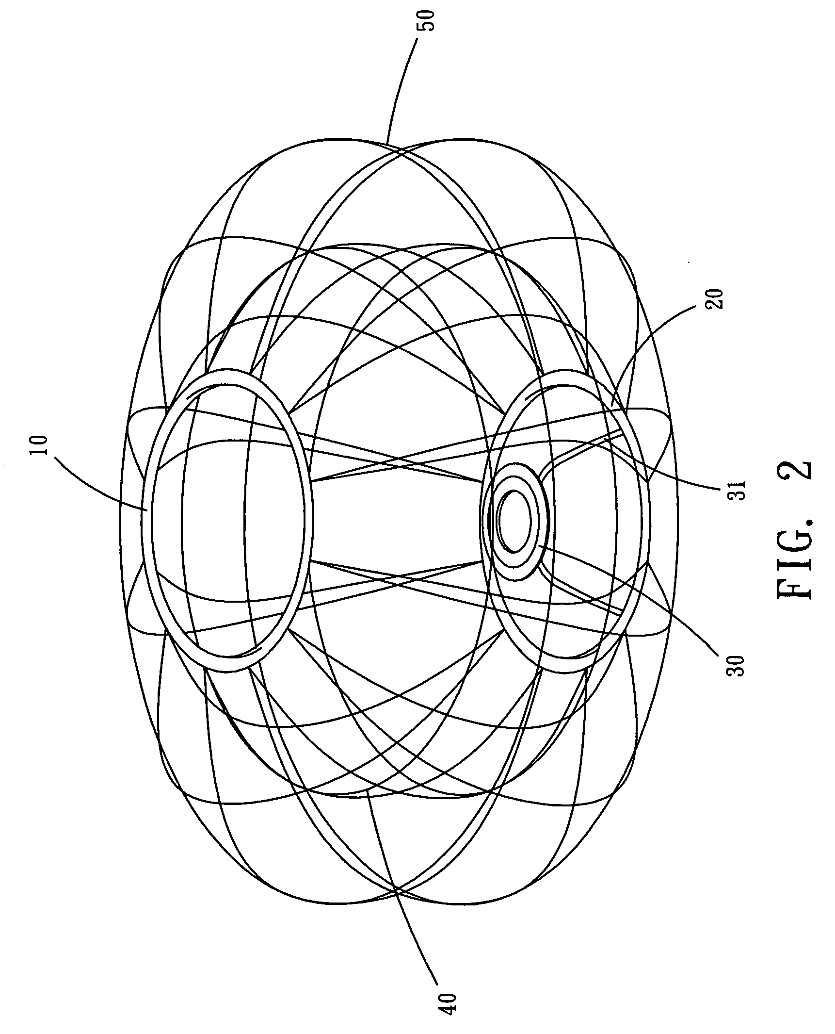 Lamp shade structure