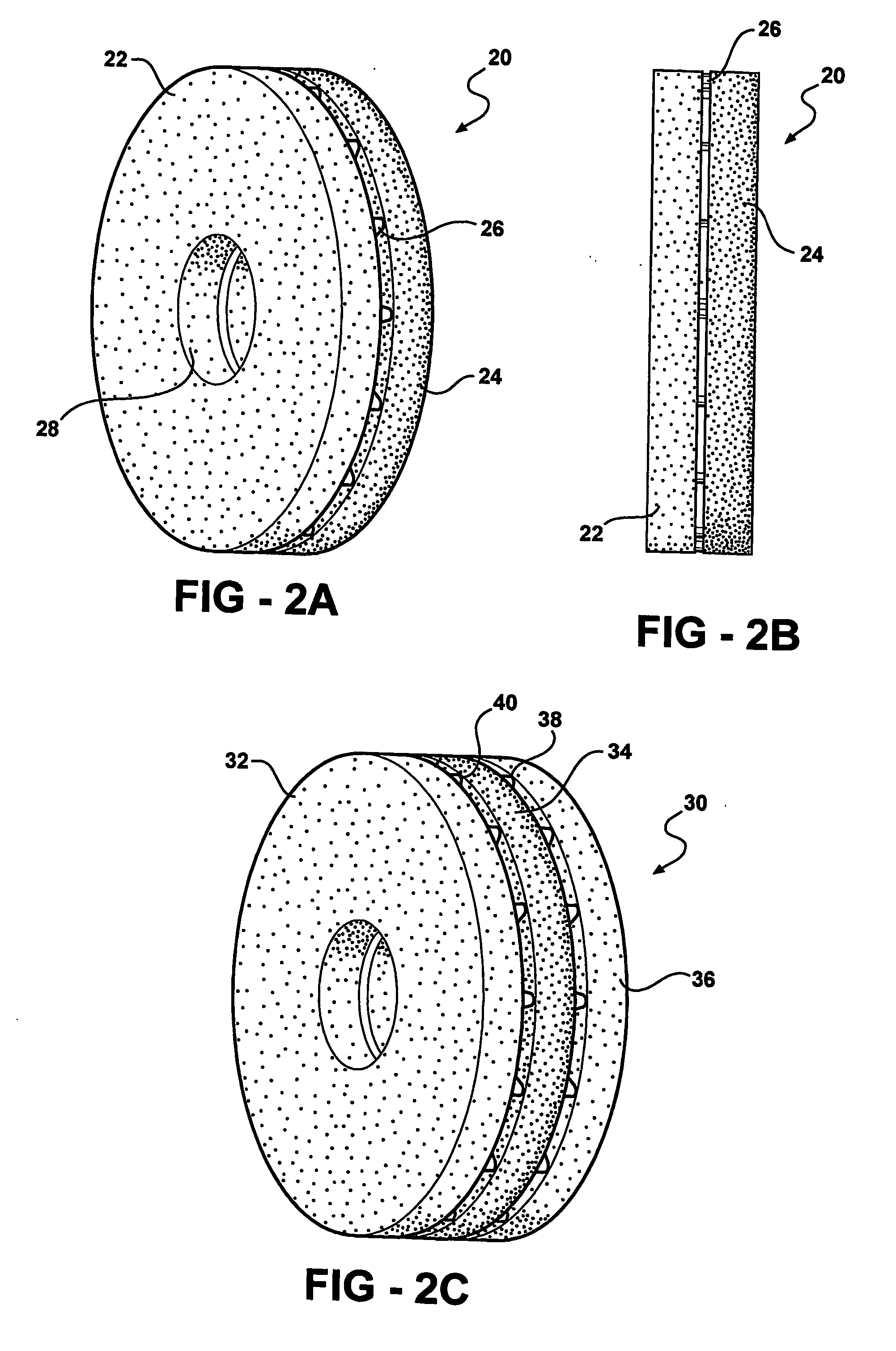 Non-glazing dressing wheel