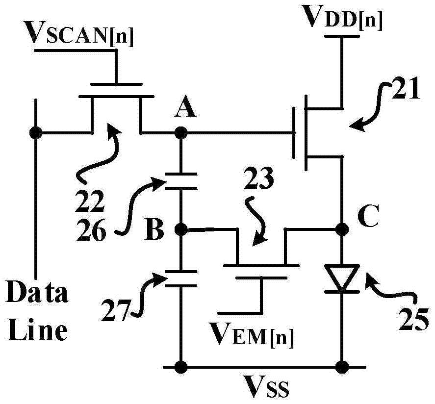 A display device and pixel circuit thereof