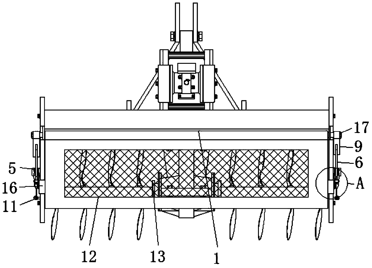 Disc harrow type soil cultivator and use method thereof