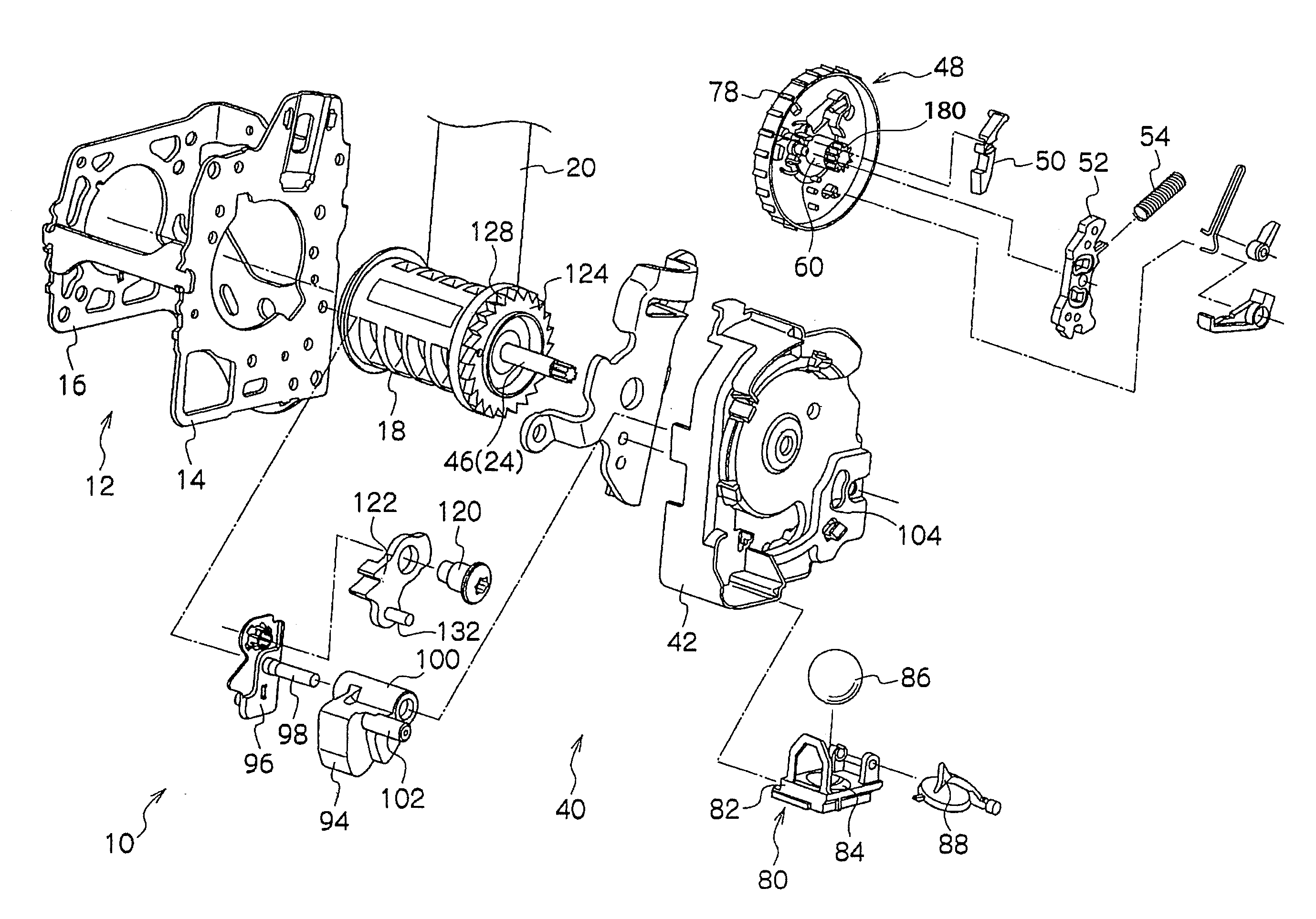 Webbing take-up device