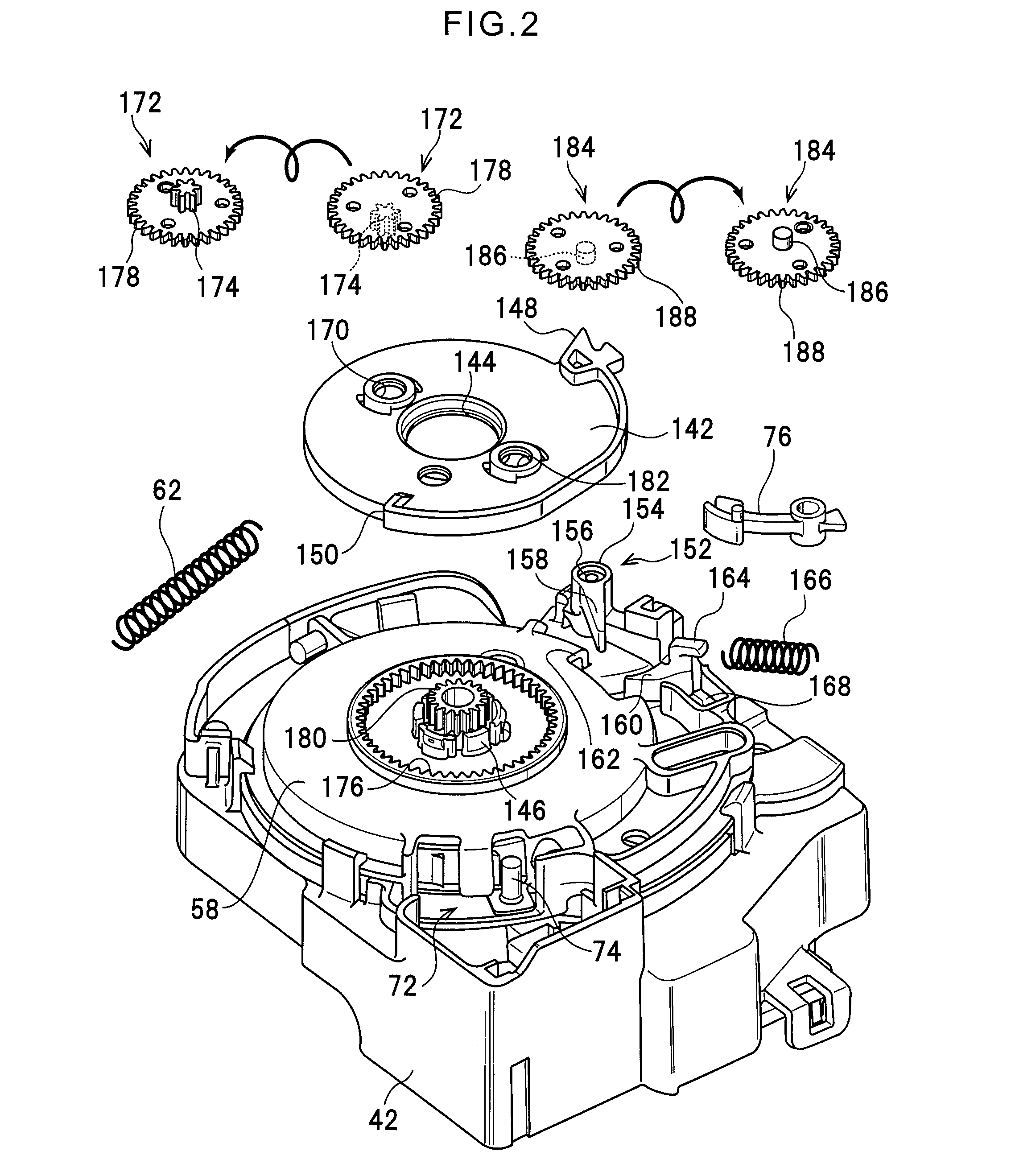 Webbing take-up device