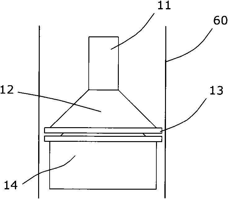 Foam application device for knitted fabric