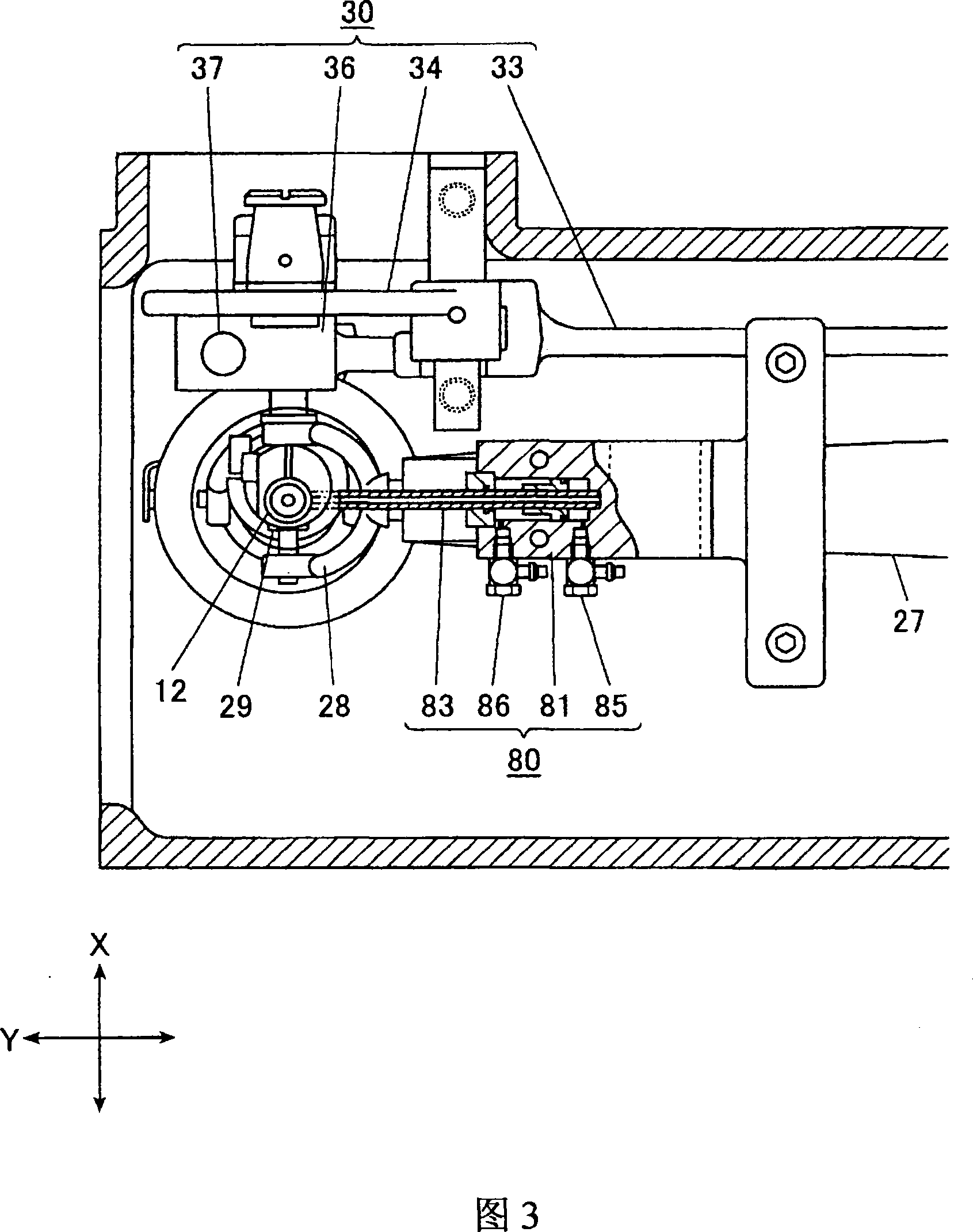 Button keyhole sewing machine