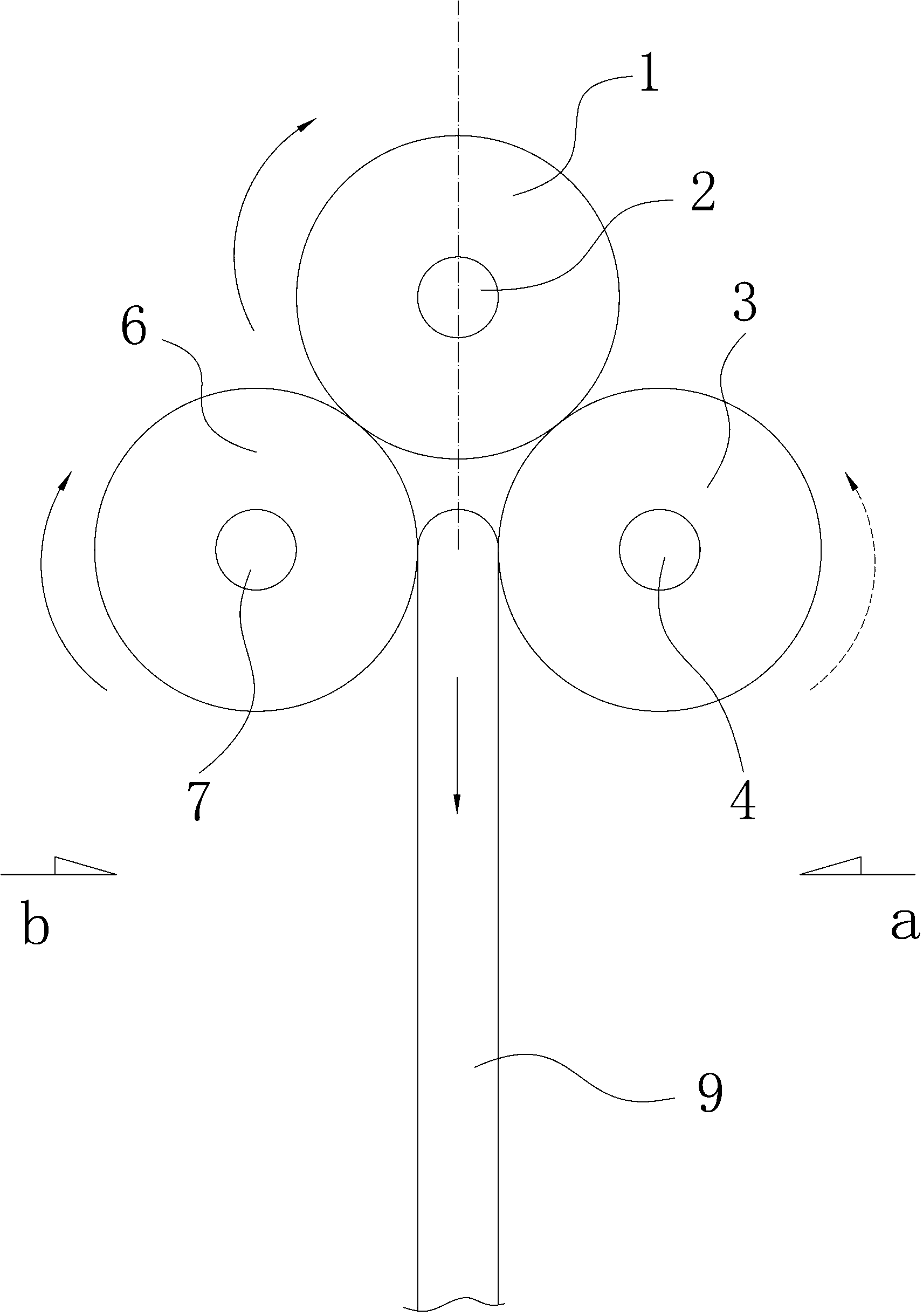 Device capable of changing straight reciprocating movement to continuous circular movement