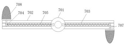 Cleaning device for vegetable oil processing and capable of conveniently removing waste materials