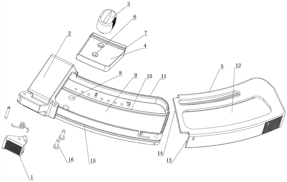 Slip cover type quick loader for rifle magazine