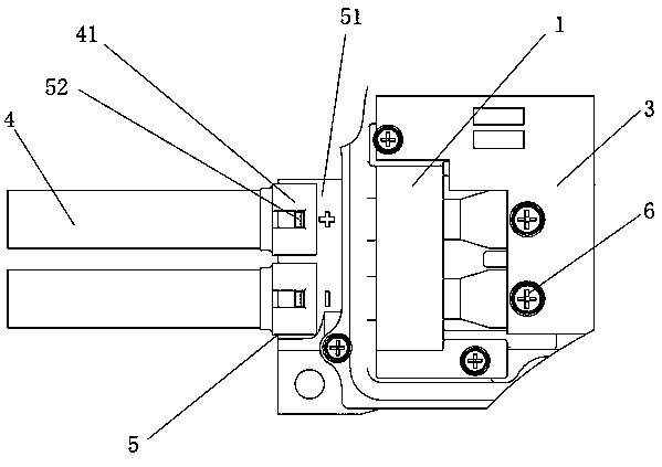 Controller wire throwing structure integrating EMC module