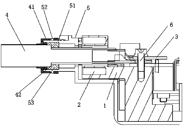Controller wire throwing structure integrating EMC module