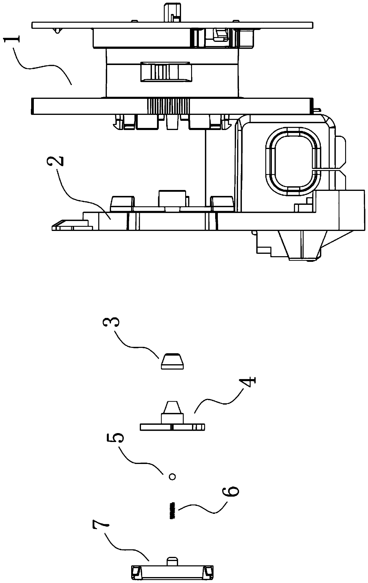 Speed-reduction wire winder and dust collector thereof