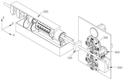 A multi-die stamping machine for hardware products