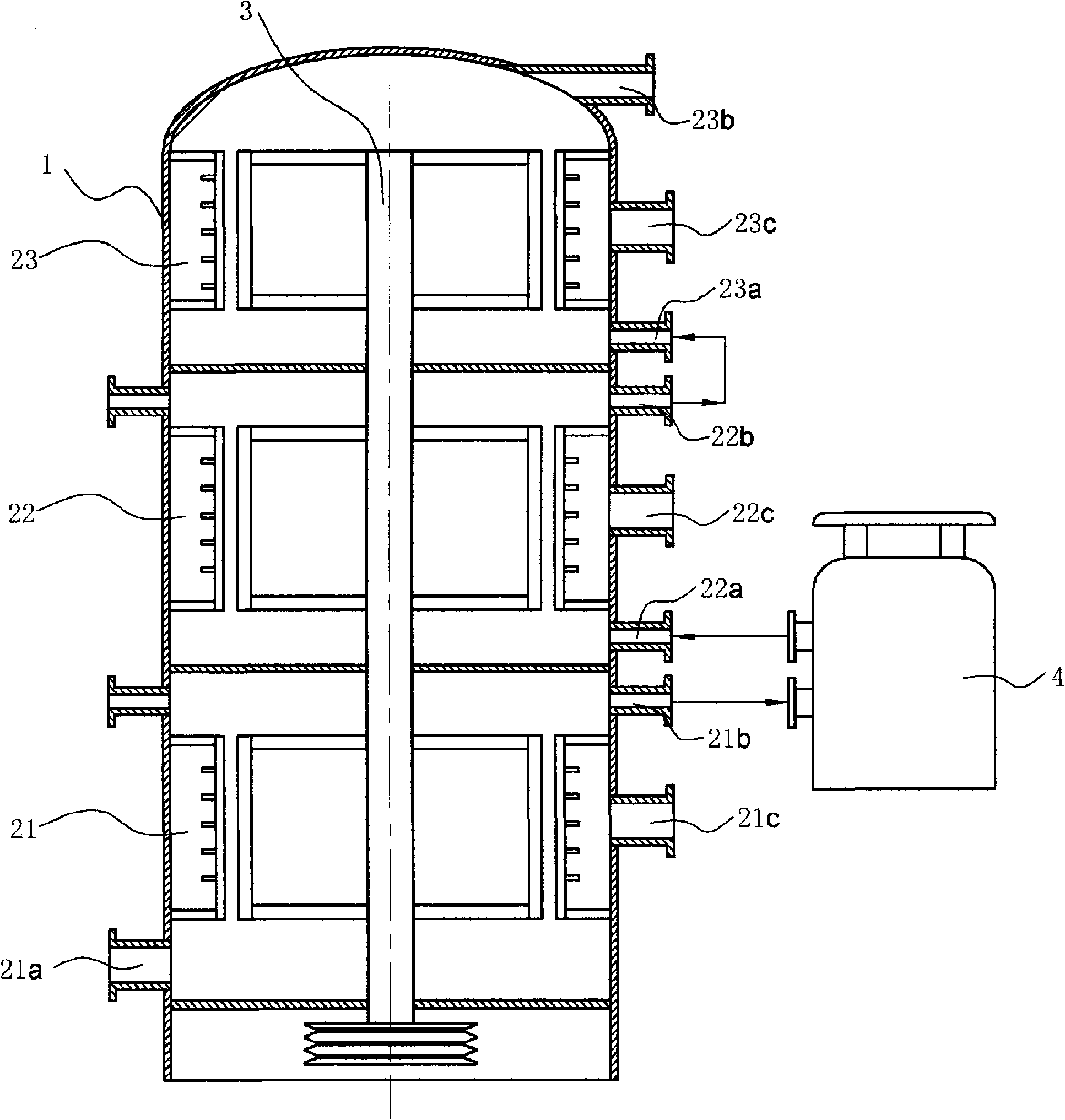 Screen grader having untwining function