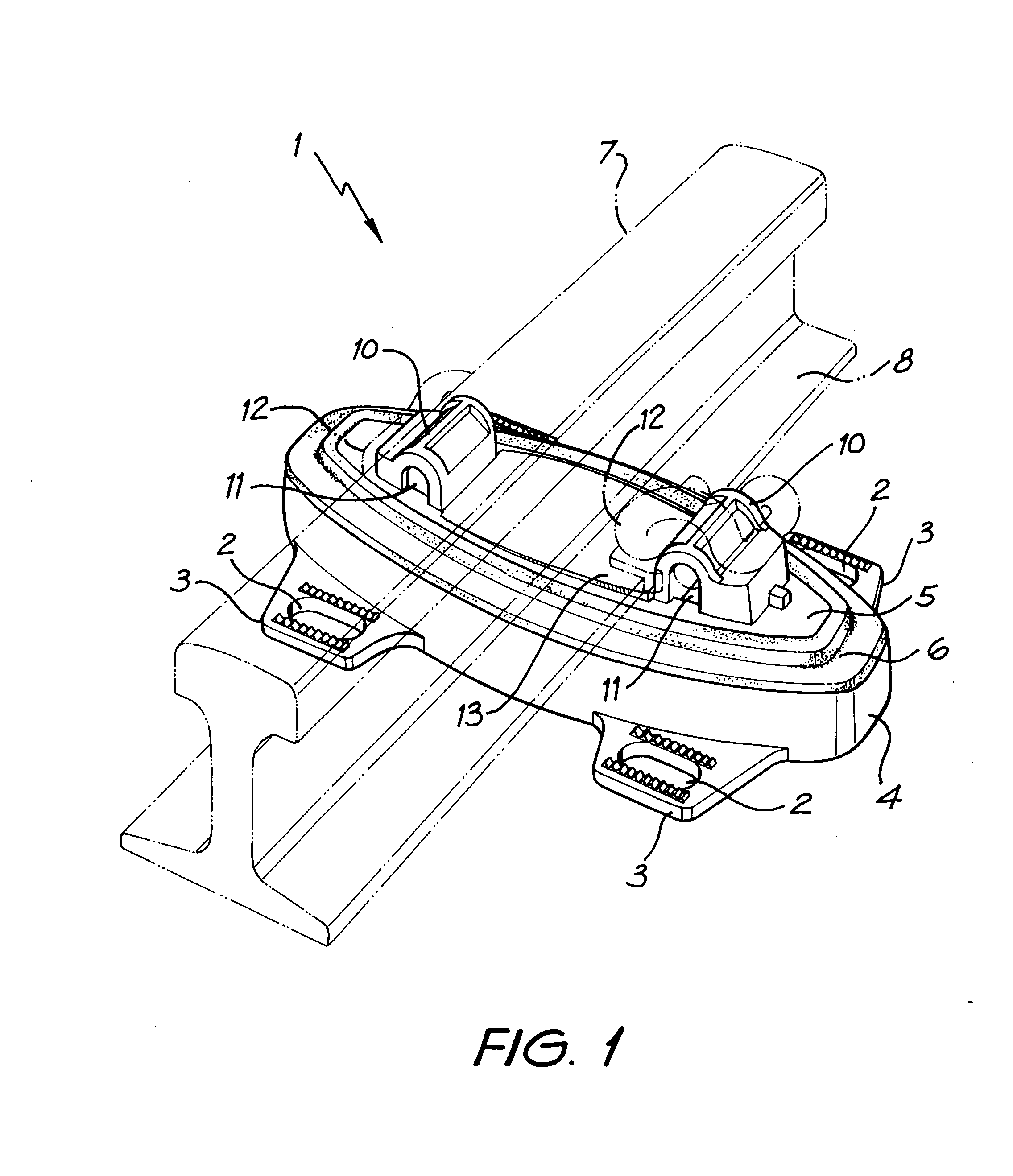 Manufacture of top plate for an elastomeric rail fastening assembly