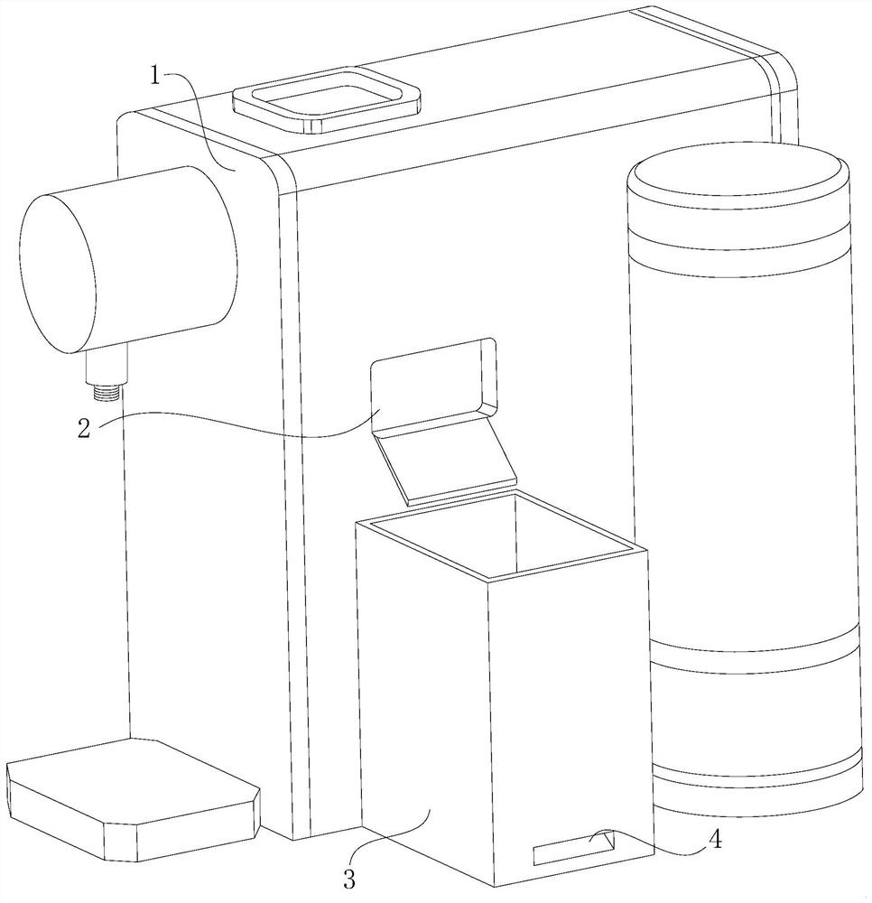 A fully automatic capsule coffee machine