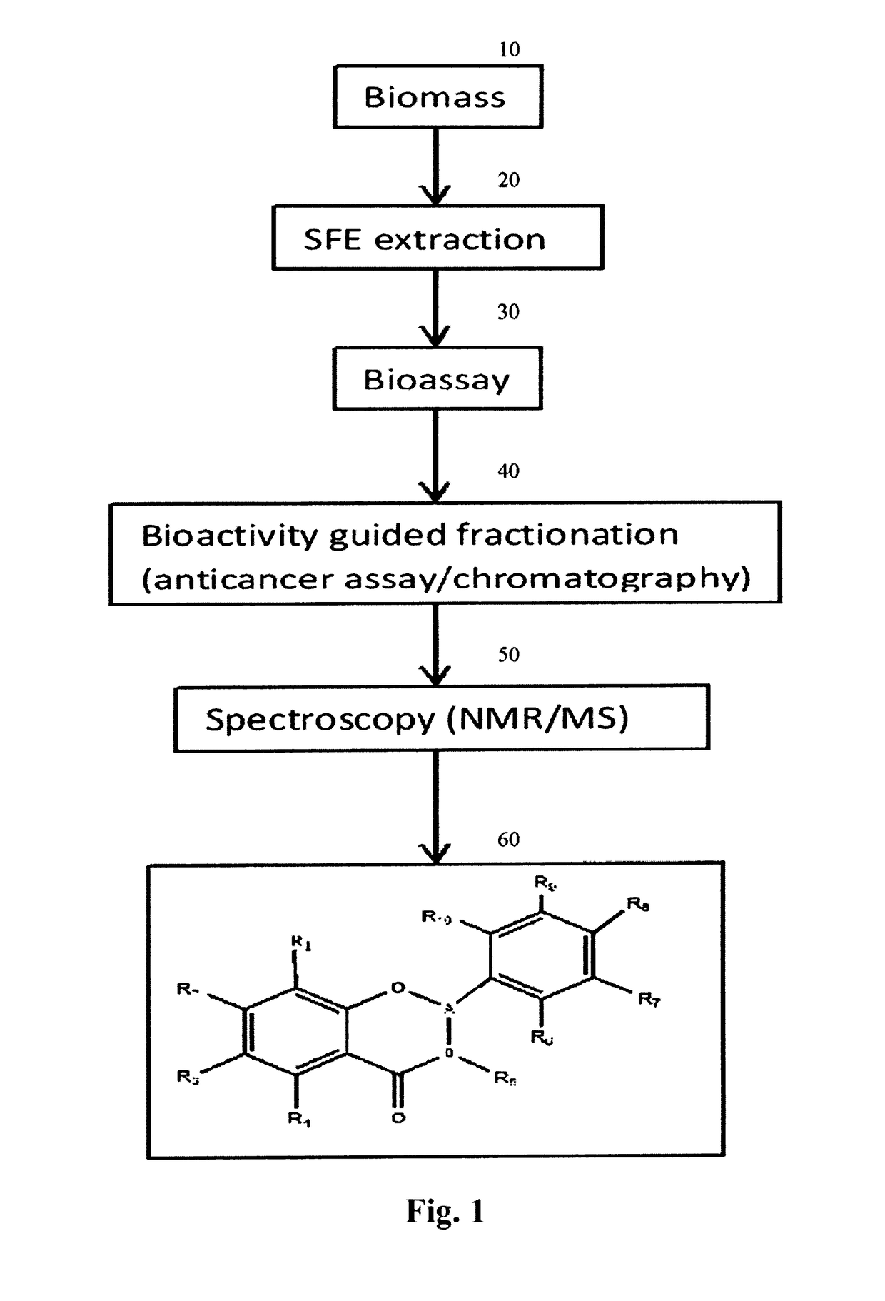 Agent containing flavonoid derivatives for treating cancer and inflammation