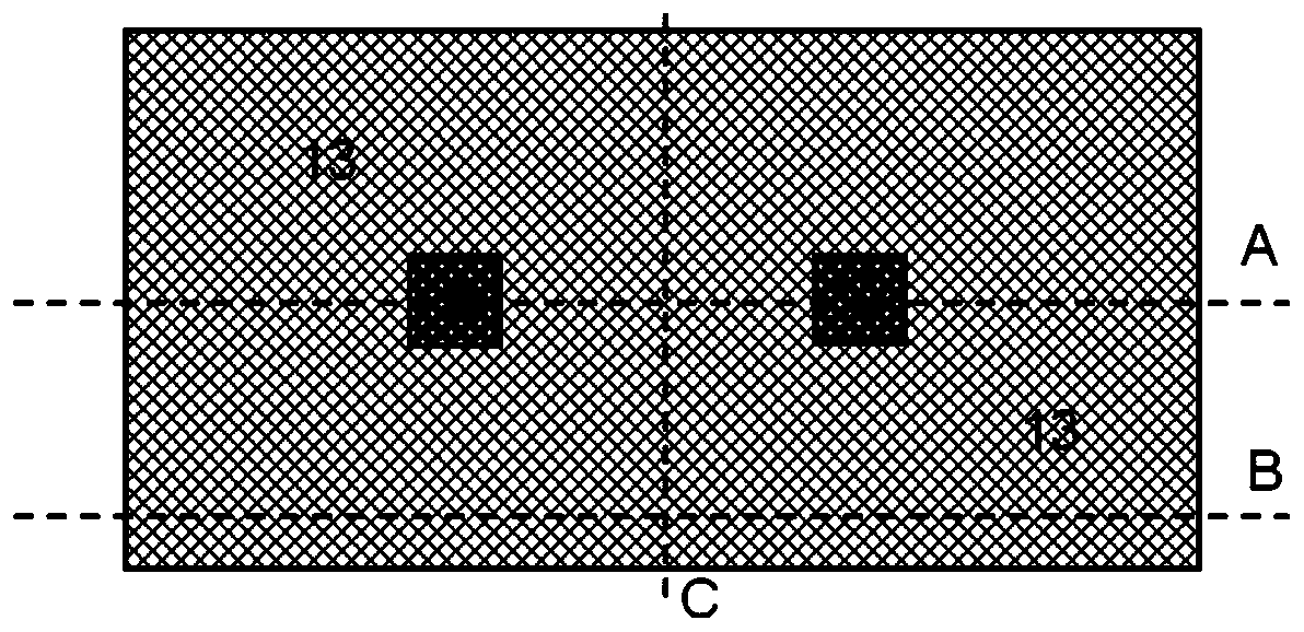 Source-drain symmetrical interchangeable double-bracket gated tunneling transistor and method of making the same