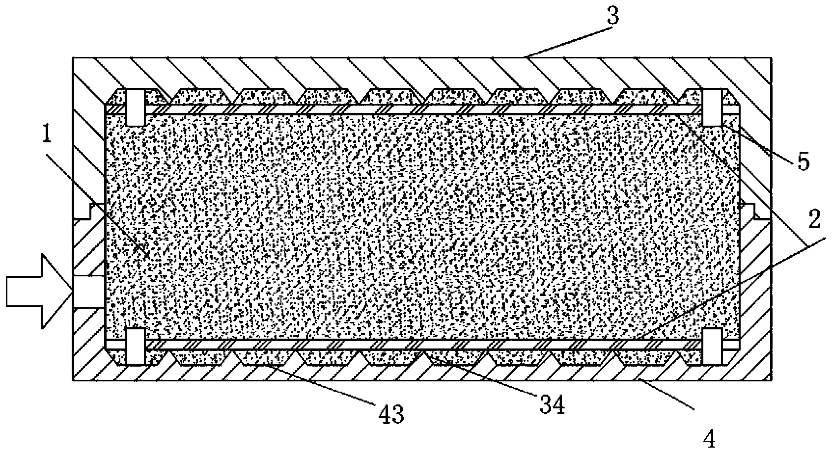 Injection molding method of fiber network-containing plastic board