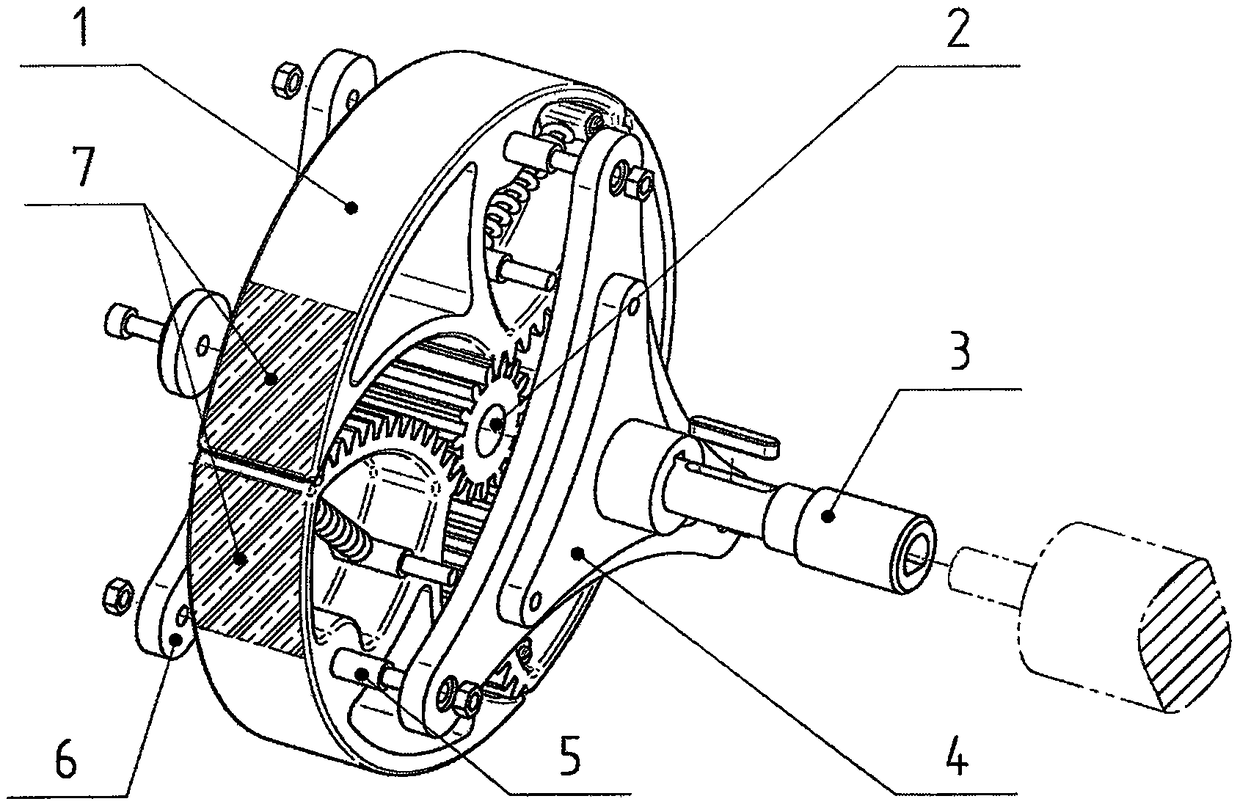 An adaptive deformable walking device and a robot for a robot