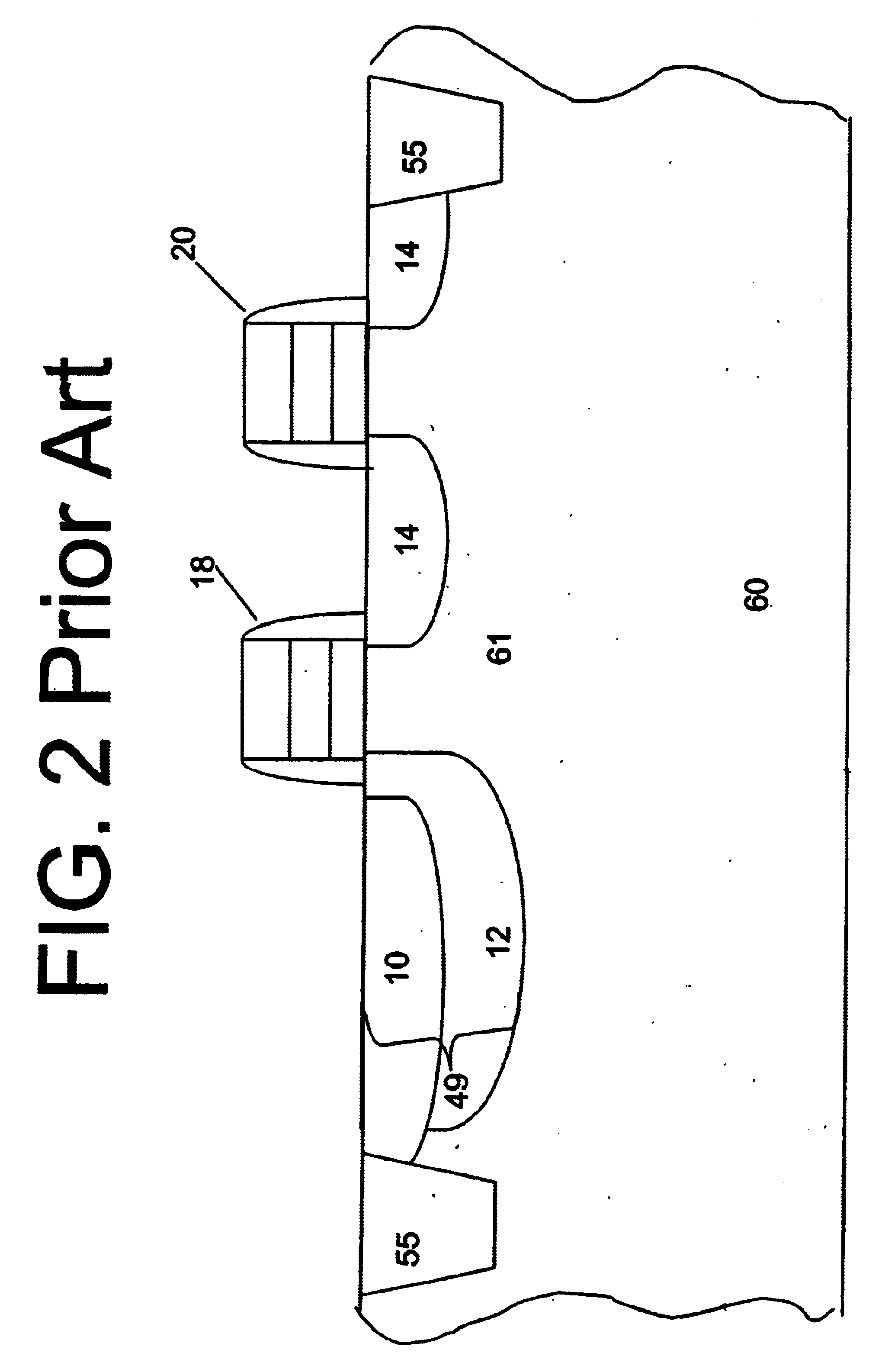 Elevated photodiode in an image sensor