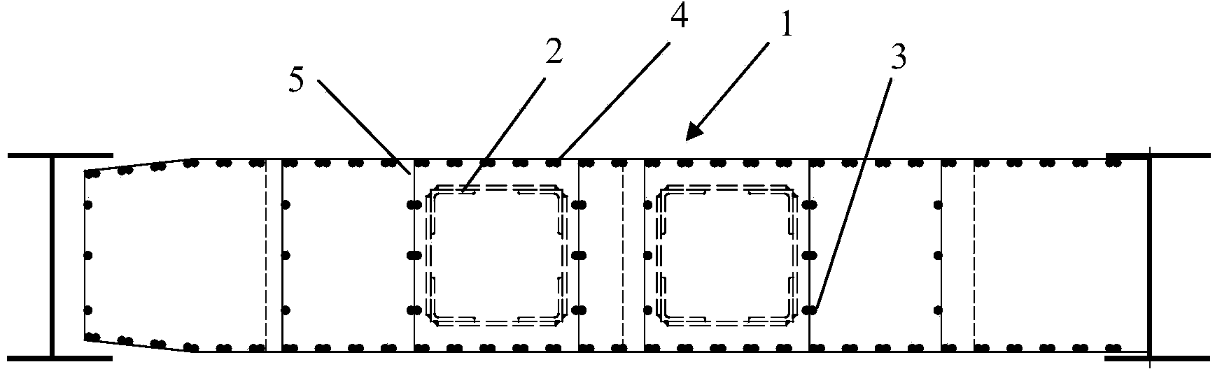 Construction method for installing underground lattice column