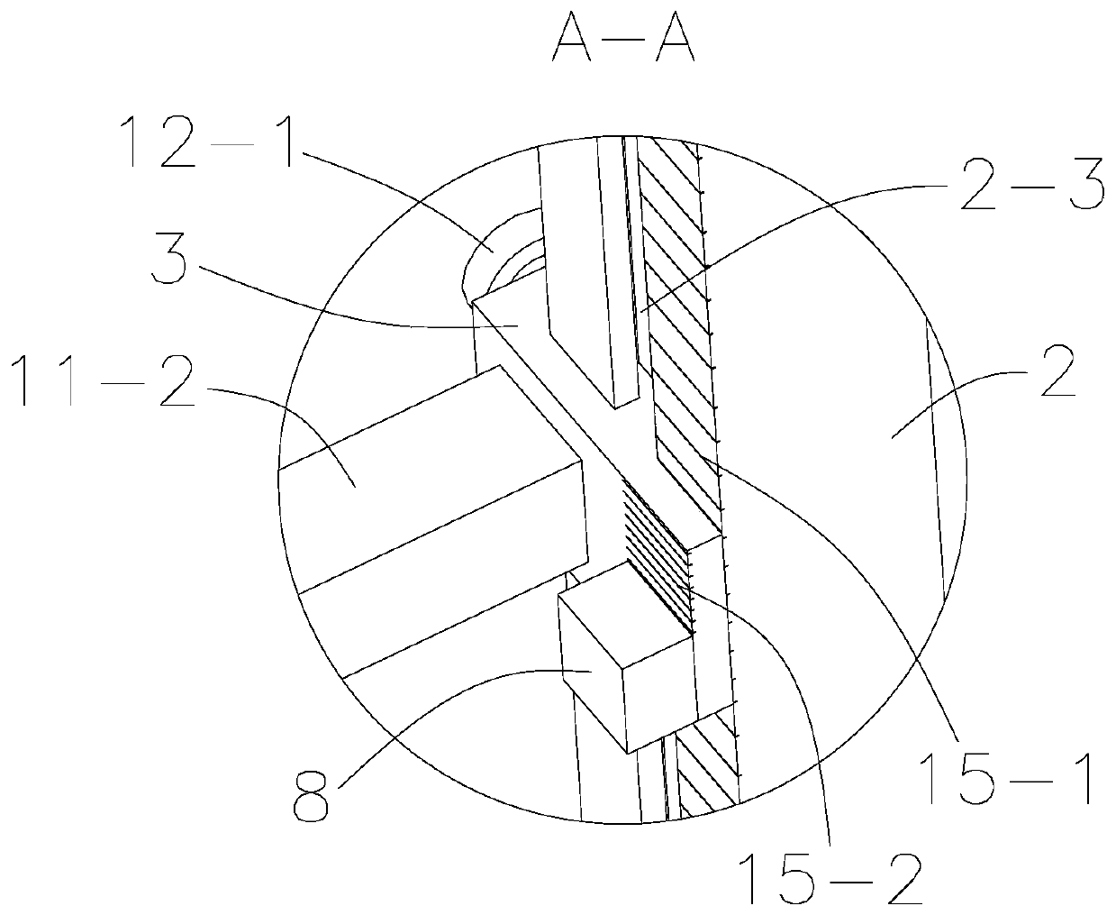 Shaft type part measurement device based on sensing technology and measurement method thereof