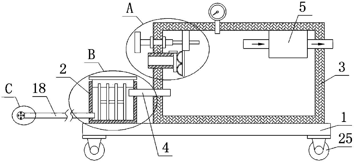 Tuberculosis sputum removing device