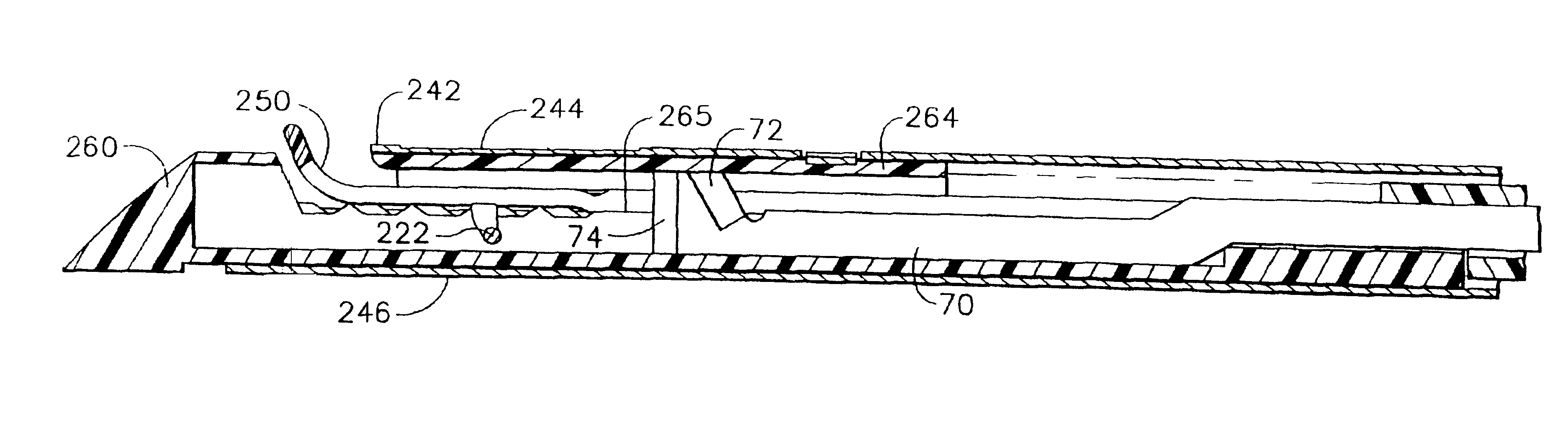 Electrosurgical instrument with minimally invasive jaws