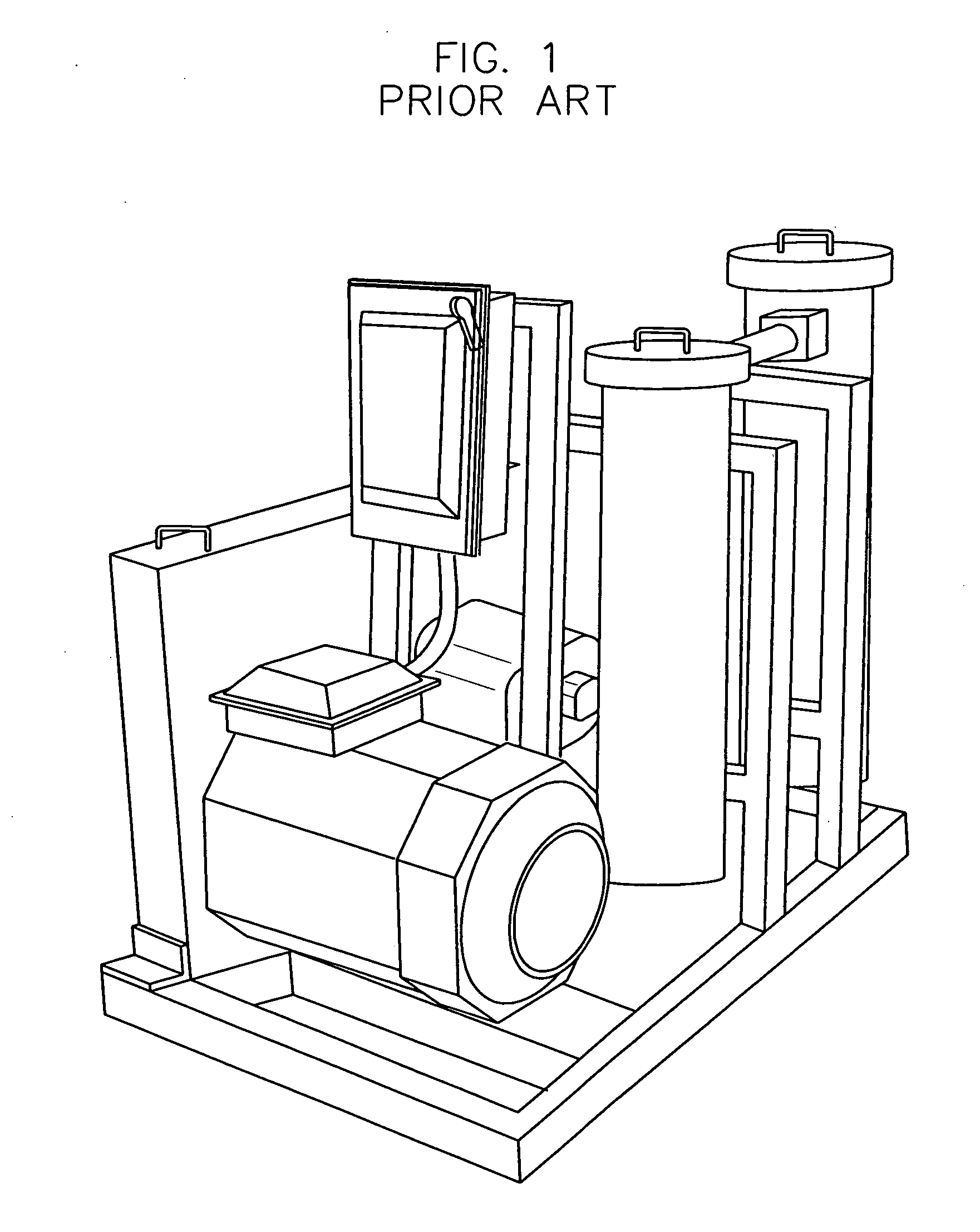 High pressure pump, frame and housing assembly