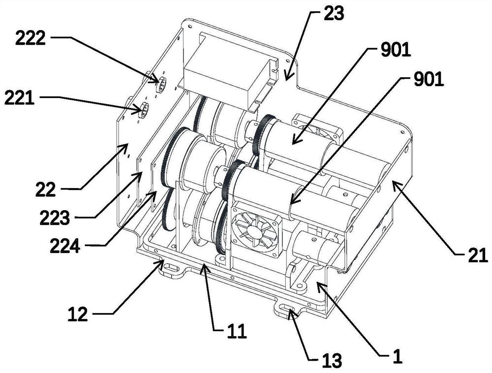 Simulation device of airborne automatic throttle actuating mechanism