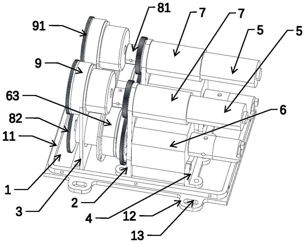 Simulation device of airborne automatic throttle actuating mechanism