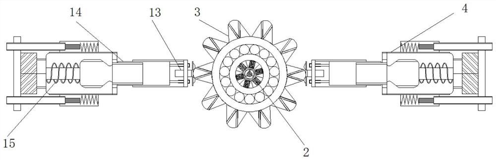 Intelligent sample collection robot for realizing multi-layer collection by using pulley structure