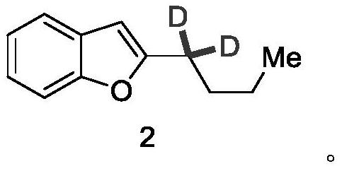 Synthesis method of deuterated amiodarone hydrochloride