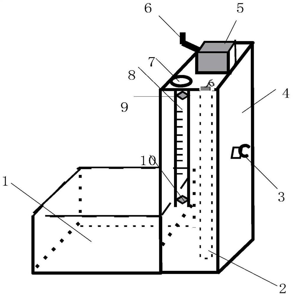 A device and method for measuring droplet deposition amount based on metal ion concentration detection