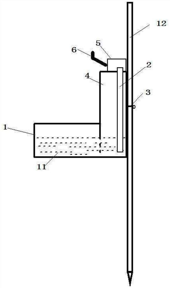 A device and method for measuring droplet deposition amount based on metal ion concentration detection