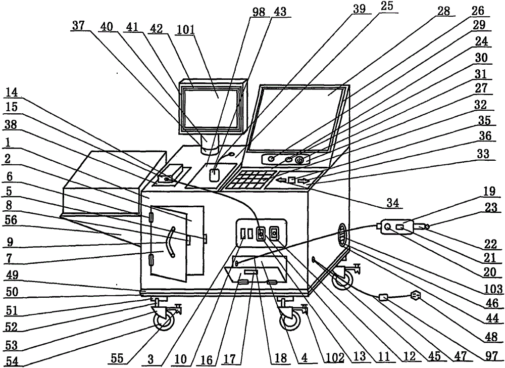 Full-digital ultrasonic monitor