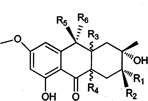 Anthraquinone derivative, preparation method and application thereof