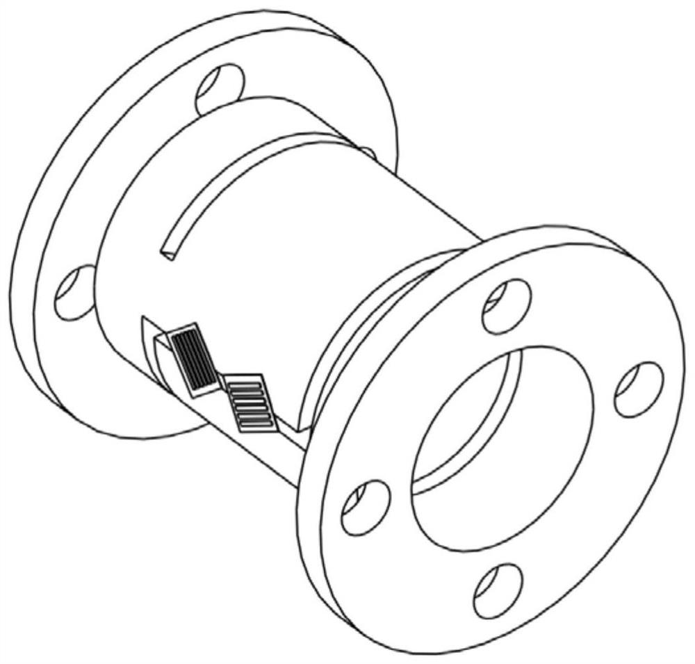A split cylinder torque sensor