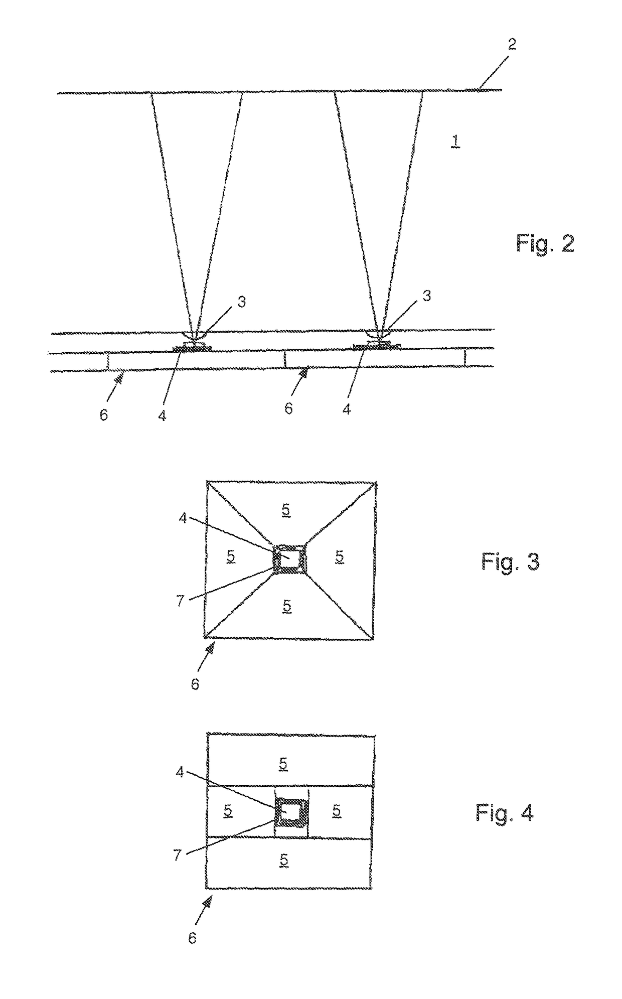 Method for optically detecting a fingerprint or an object, and device with at least one screen