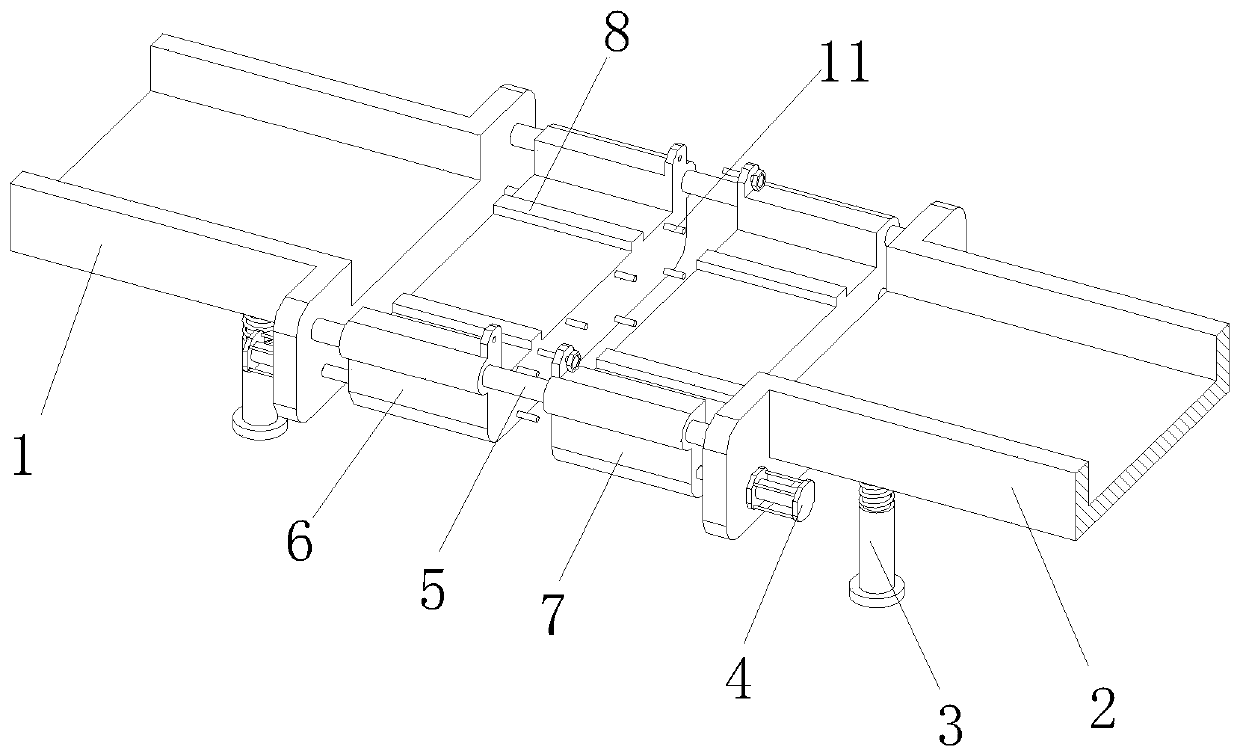 Mold fitting device and method for splicing joints of prestressed ribbed superimposed sheets