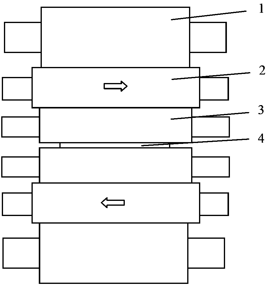 Ultra-wide plate strip six-roll cold-rolling mill type