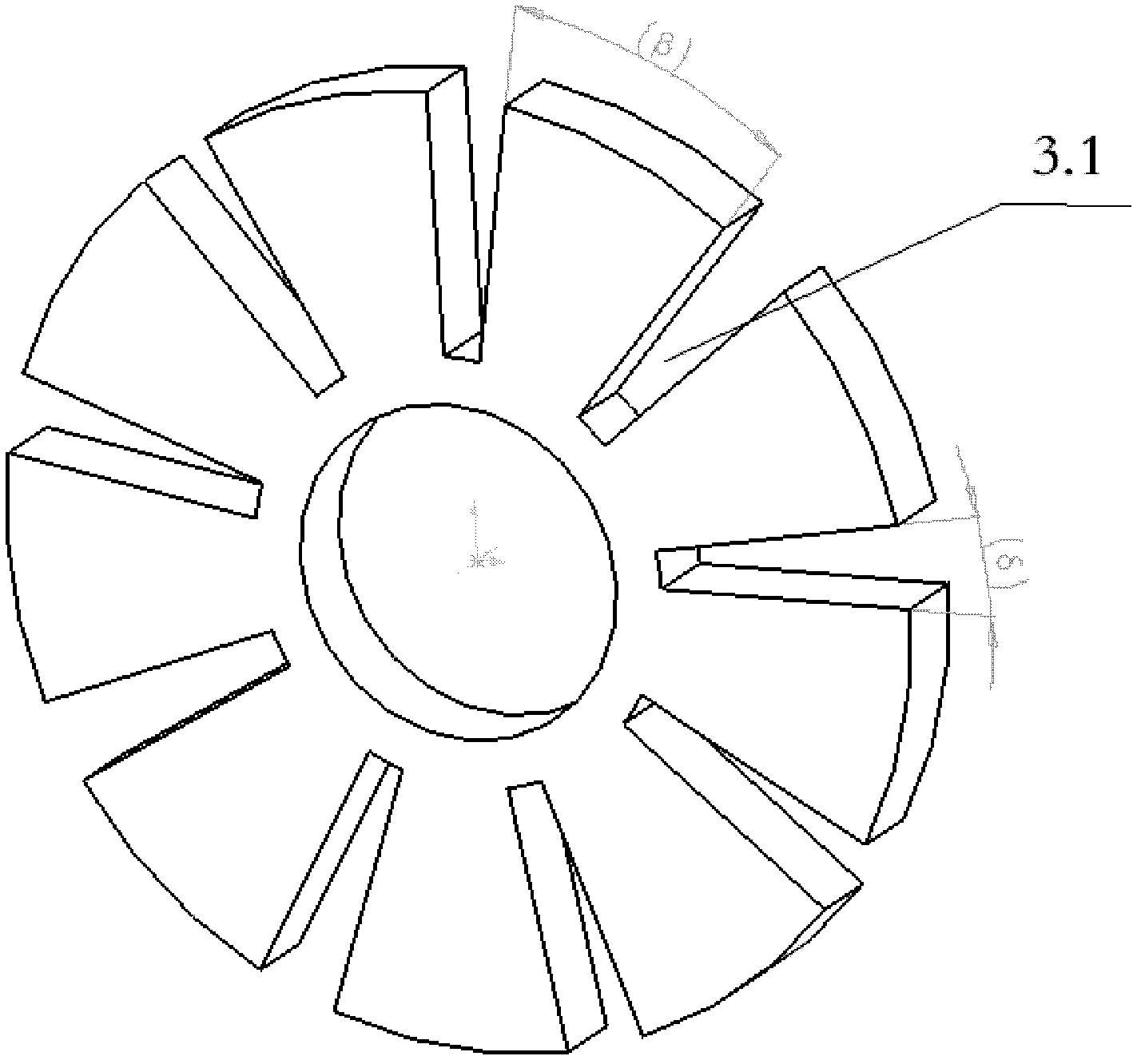 Combined impeller abrasive disk type extrusion plasticizing method and device