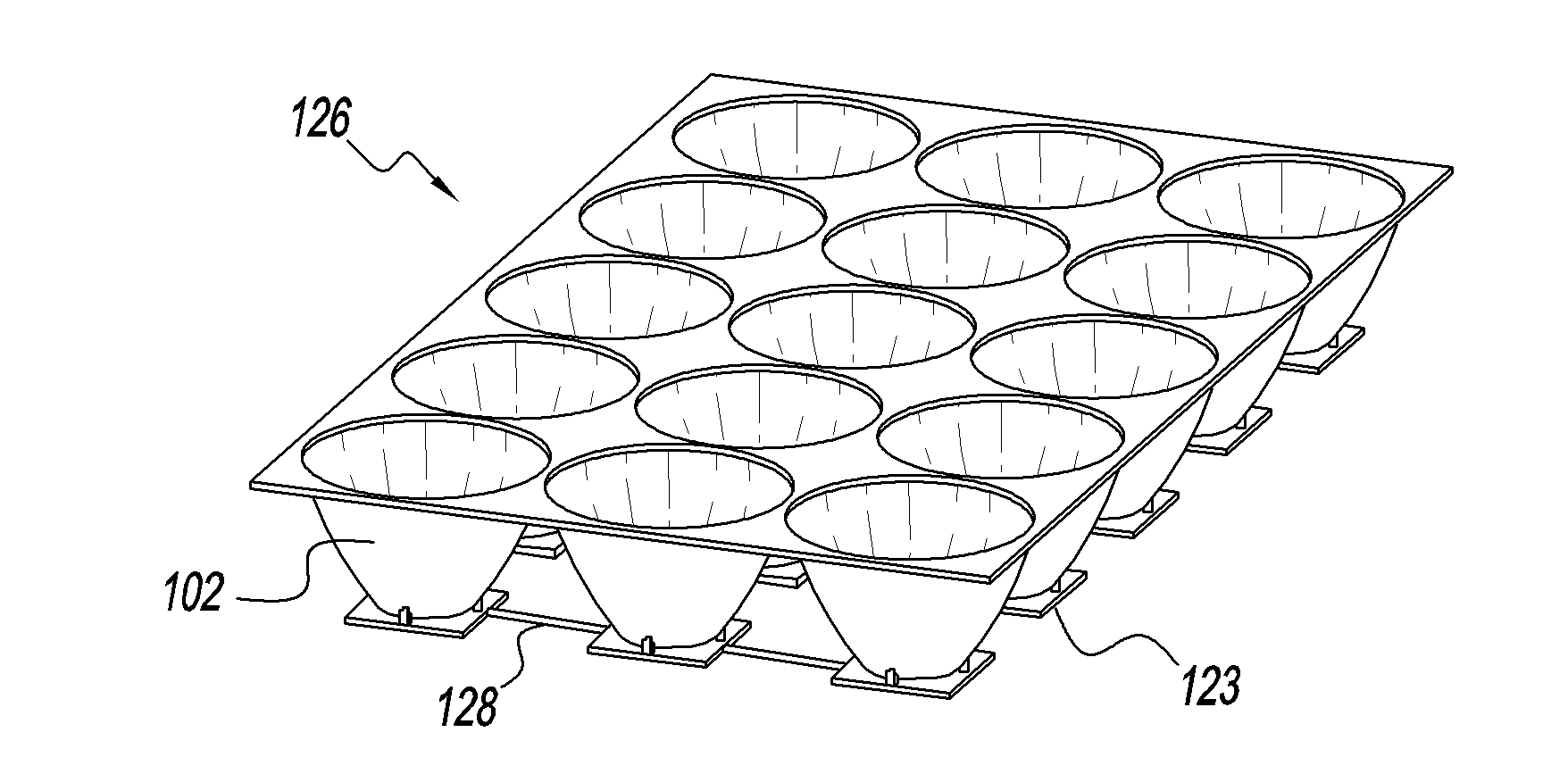 High concentrator photovoltaic solar module