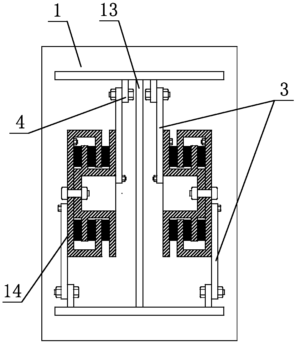 Rotary friction type replaceable energy dissipation connecting beam