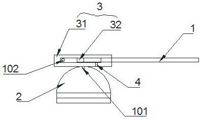 Rotary dental floss pick and production process thereof