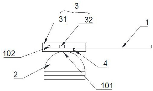 Rotary dental floss pick and production process thereof